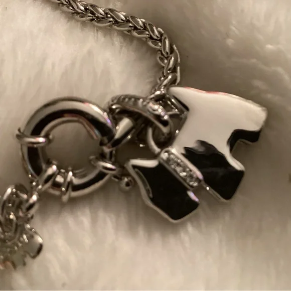 AGATHA Silver Dog Charm Bracelet - Picture 3 of 5